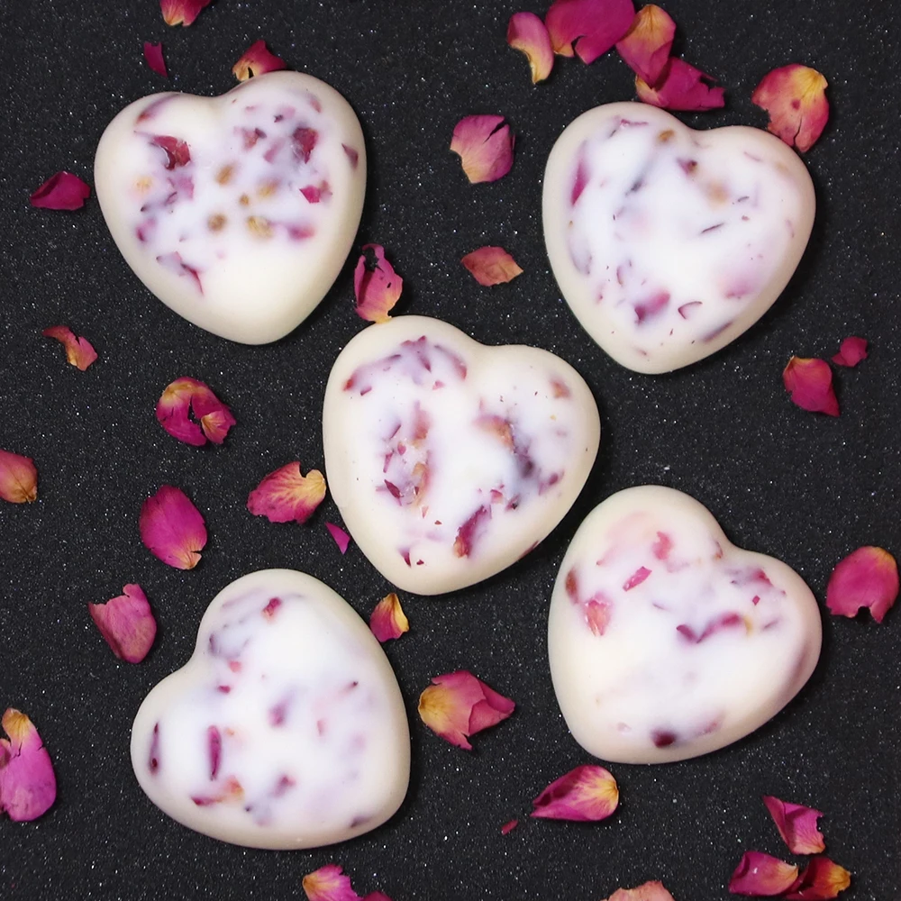 Rose Solid Handmade Lotion Bar 100% Pure Natural Organic Repair Smoothing Brightening Nourishing Skin Care Hand And Body Butter