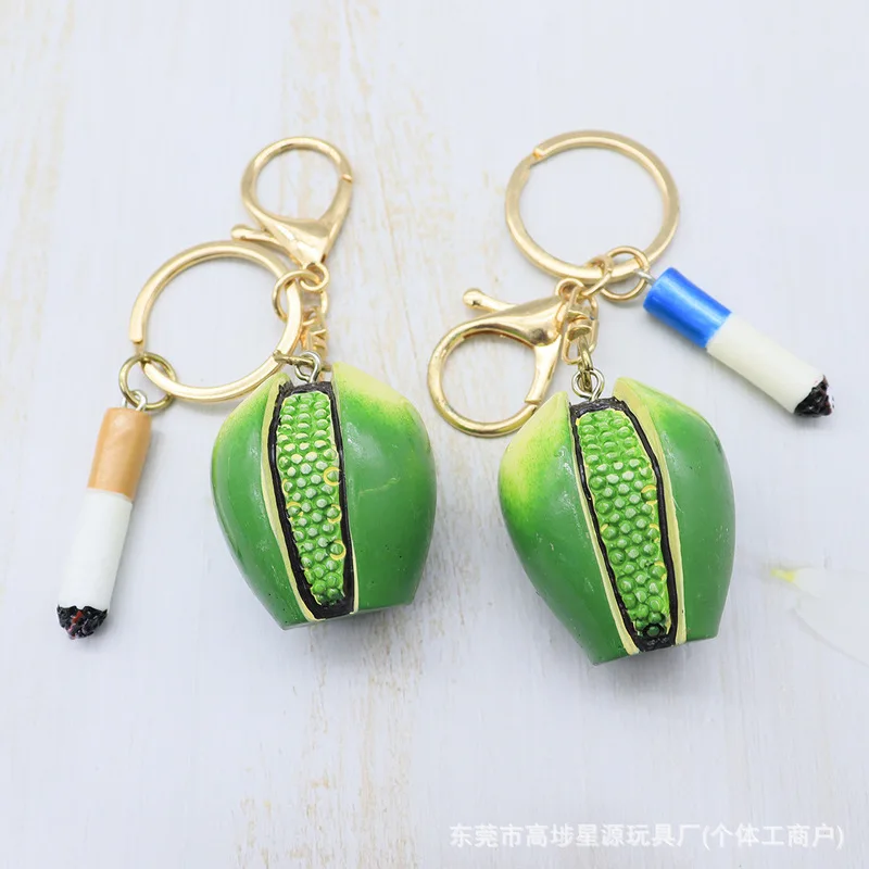 Simulated and Betel Nut Pendant Special Selection Small Pendants Travel souvenir keychain