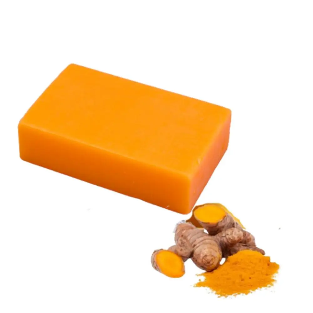 Handmade Turmeric Brightening Soap Degreasing And Moisturizing Anti-Aging Soap Natural Turmeric Soap Gentle Cleansing