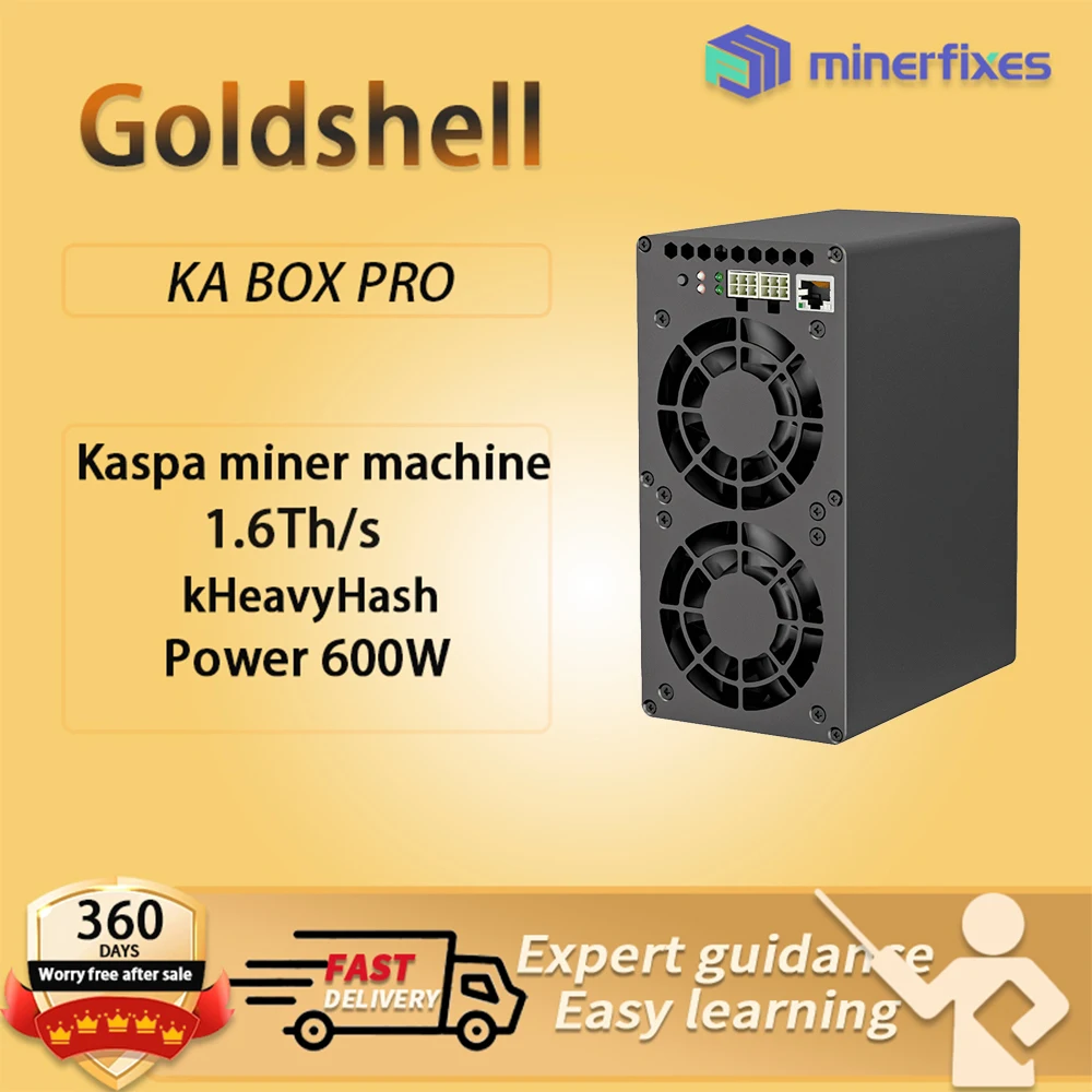 

mini bitcoin minerBrand New Goldshell KA BOX PRO 1.6Th/s 600W Quiet miners for home use ASIC Mining kaboxpro With Optional PSU