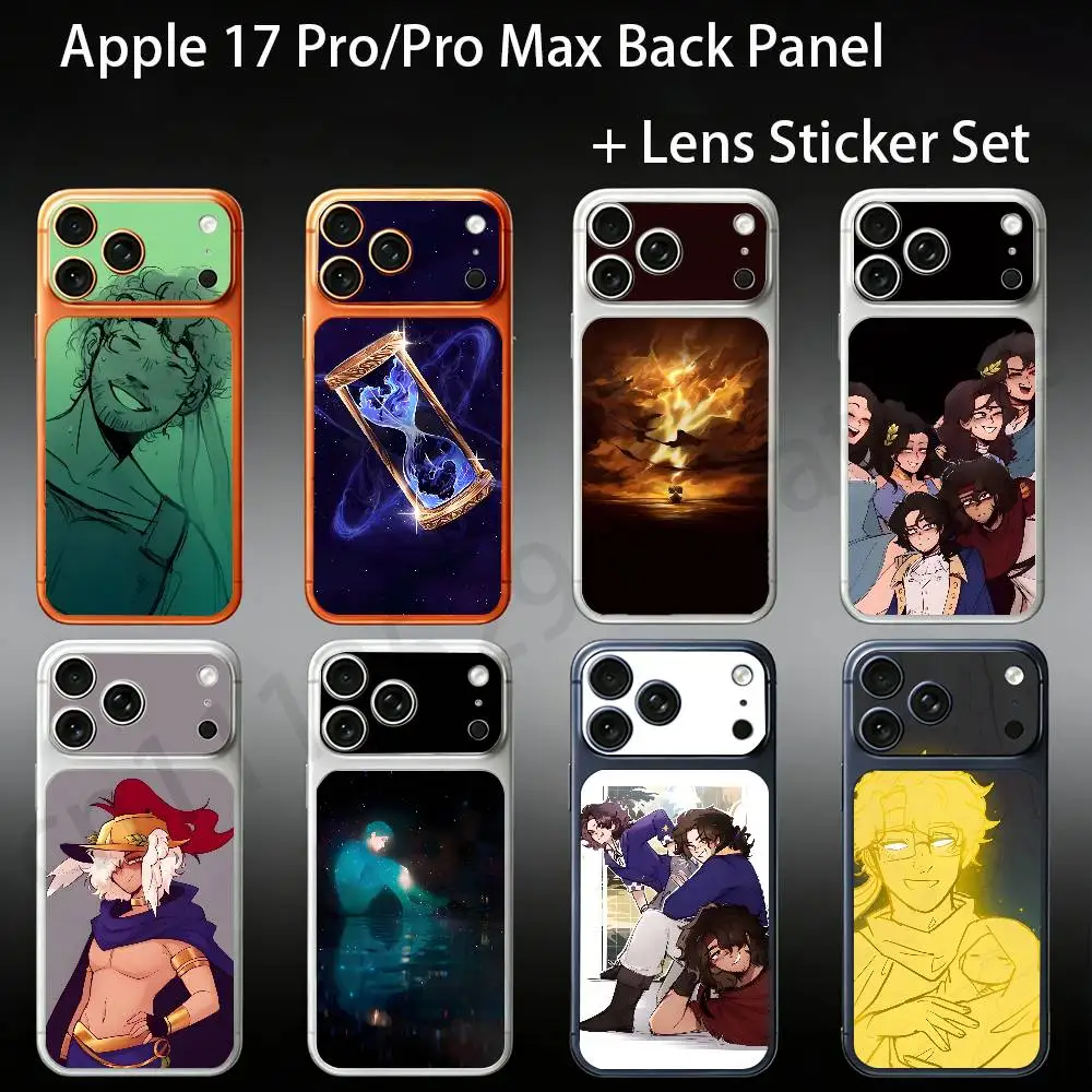 E-Epic The Musical For iPhone 17Pro/ProMax Battry Back Cover with Camera Decal Skin Rear Protective Sticker Film