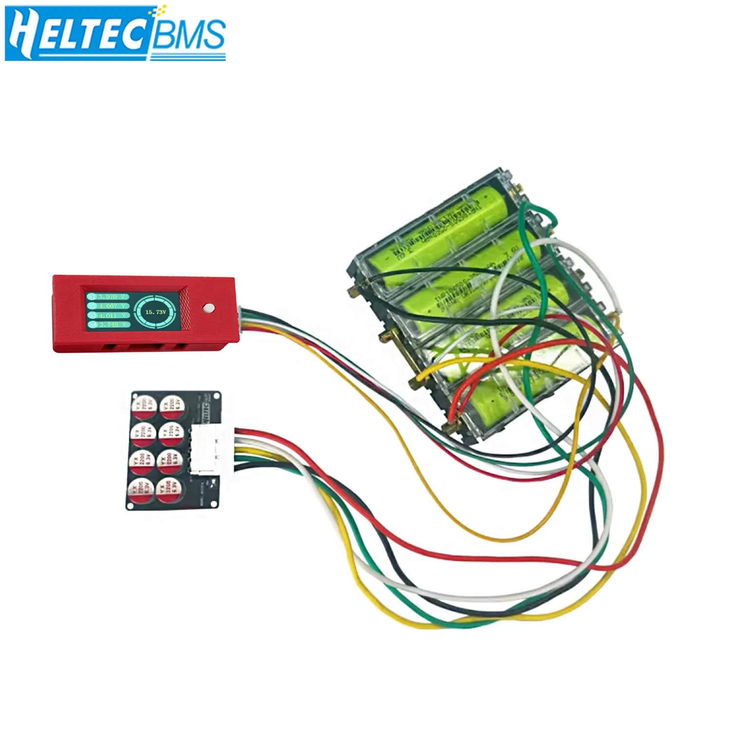 4S 電圧収集表示画面保護ケース付き電圧テスター新 4s Lifepo4 /Lipo/LTO バッテリー bms/バランサー
