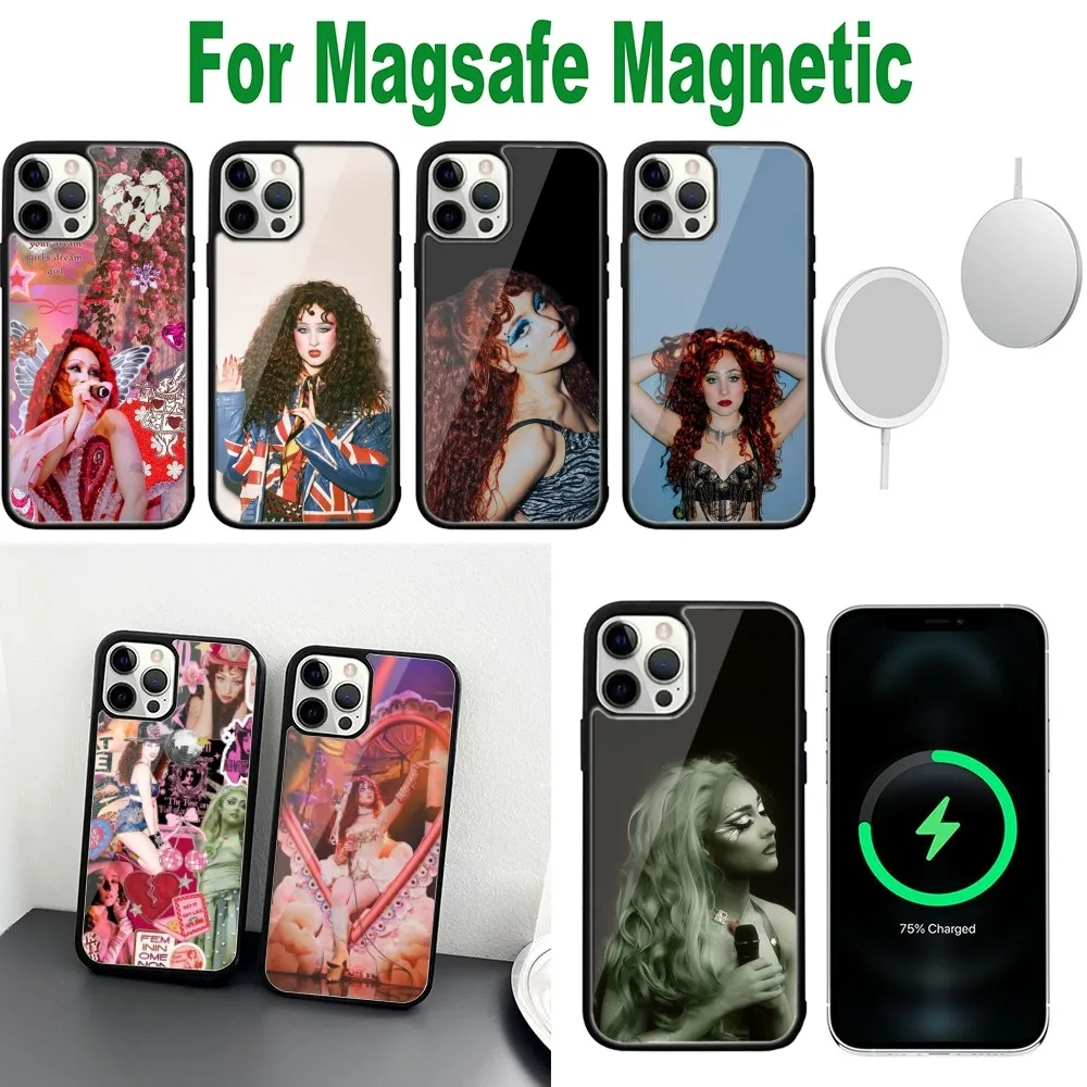 

Singer Chappell Roan Phone Case For iPhone 16,15,14,13,12,11,Plus,Pro,Max,Mini Magsafe Magnetic Wireless Charging