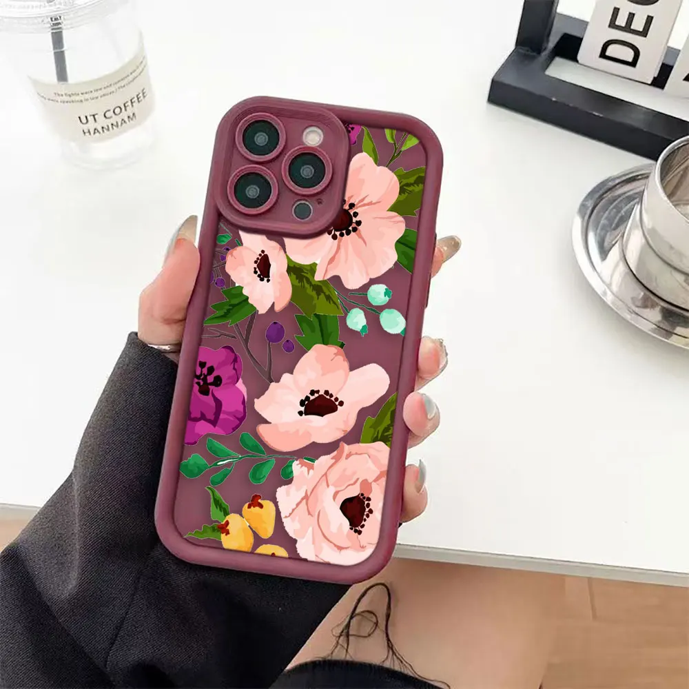 Beautiful Floral Fragments Phone Case For Xiaomi Redmi 9T 10 10C 12 12C 13 13C K50 POCO F3 F4 F5 X3 X4 X5 M6 11 14 GT PRO Case