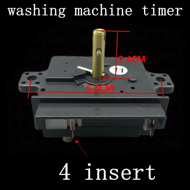 Commutateur de minuterie de machine à laver Haier, semi-automatique, double cylindre, pièces de machine à laver, 4 inserts, 15 minutes