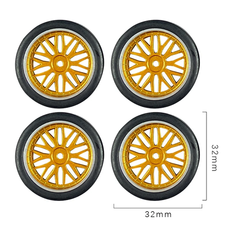 RC Drift Tire Wheel Tyre RC Drift Tire Plastic 32Mm For LDRC AE86 1/18 Upgrade Parts Accessories