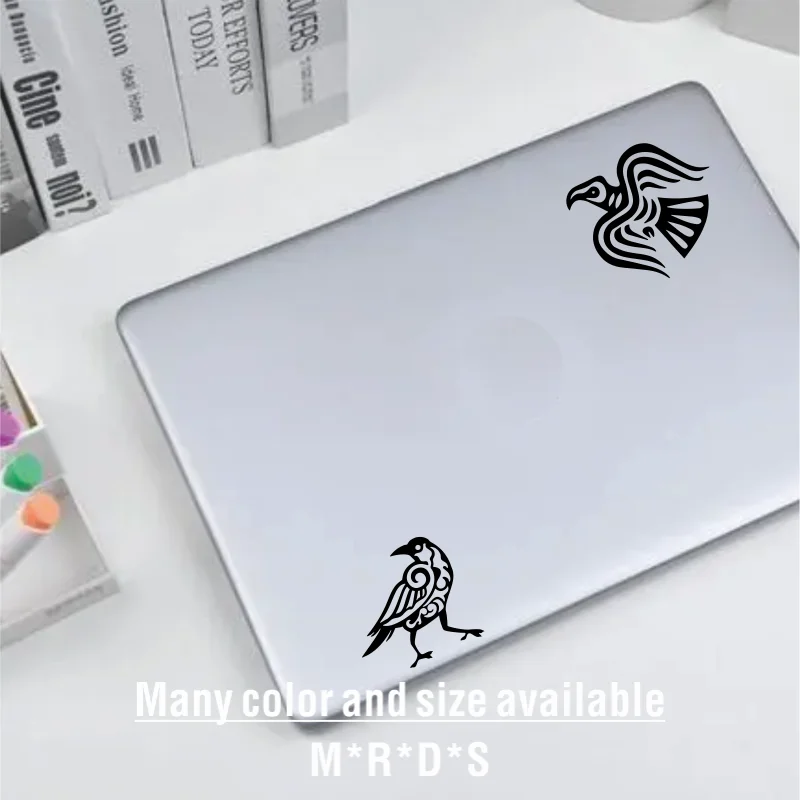 

Celtic Crow Vinyl Car Sticker Odins Raven Viking Raven Celtic Norse Decals Car Window Laptop Decoration Accessories Decal #202