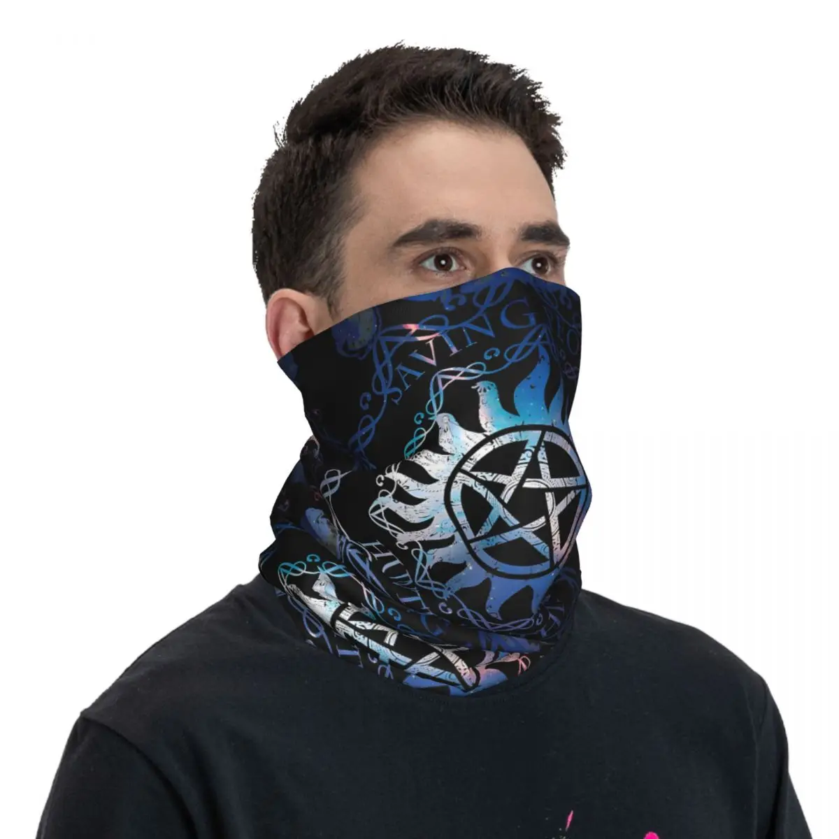 Bandana de negocios familiares para hombre y mujer, pasamontañas transpirable para ciclismo, Unisex