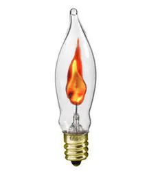 E14 3W 230V flame swinging incandescent lamp light bulb light Cemetery