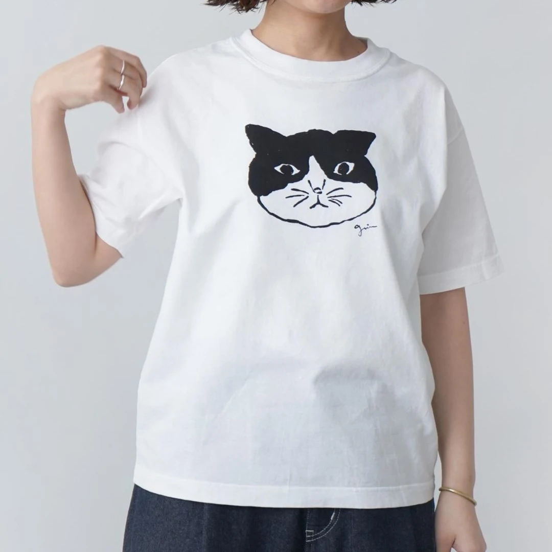 

Женская футболка свободного кроя с круглым вырезом из бамбукового хлопка с милым узором, удобная, повседневная, универсальная