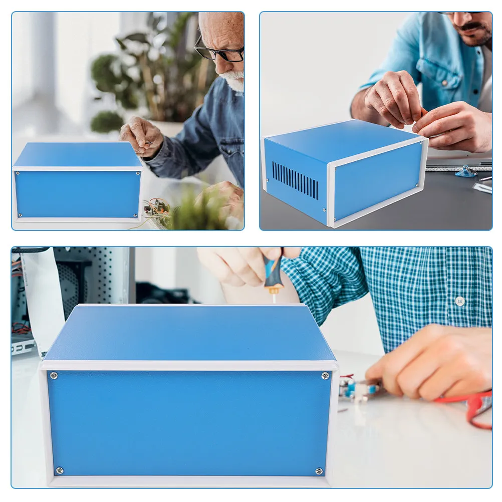 Heavy-Duty Aluminum Project Box for Electronics DIY Versatile Metal Enclosure Case Stable Performance Easy Setup Power Junction