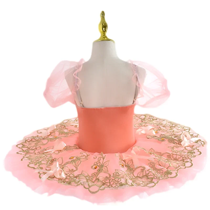 Pink Velvet Professional Ballet Tutus Adult Women Children Kids Ballet Tutu For Girl Pancake Tutu Ballerina Party Ballet Costume