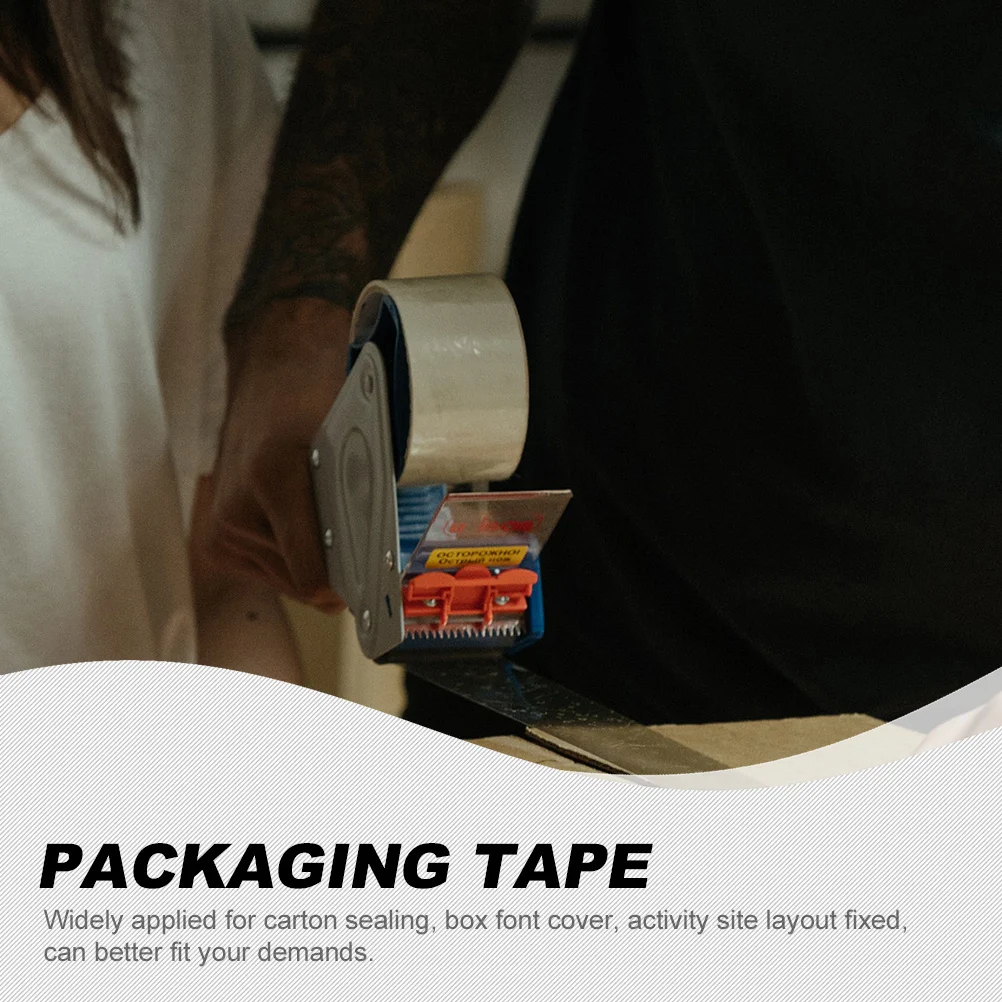 

Heavy Duty Clear Silent Packing Tape 50M Strong Adhesive Self-Adhesive Tape for Carton Sealing Packaging Supplies