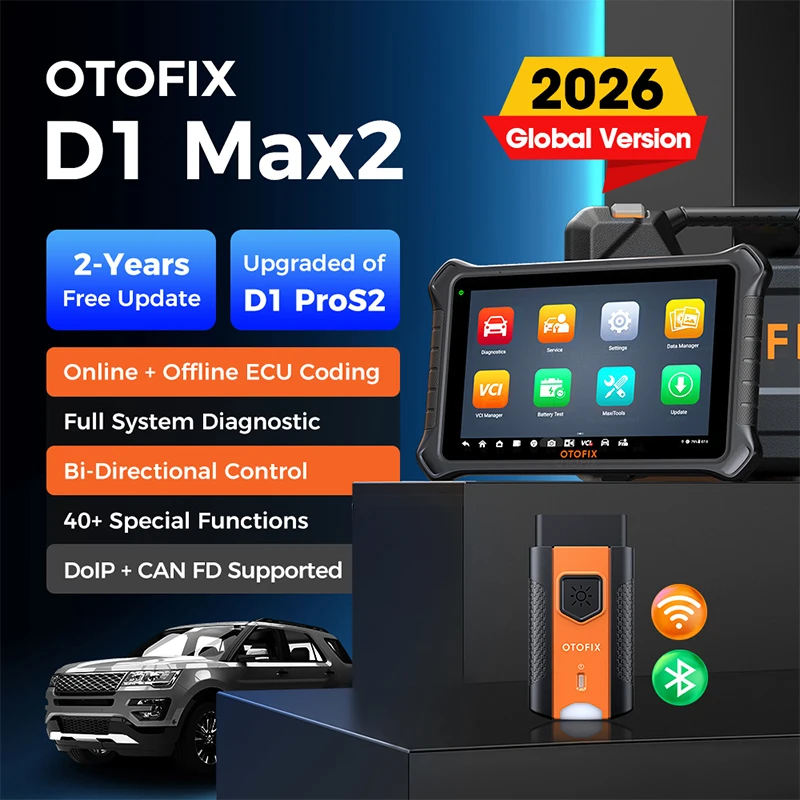 Image of OTOFIX D1 Max2 Kfz-Diagnosegerät Bidirektionaler Scanner ECU-Codierung DoIP & CANFD 2 Jahre Update Verbessertes Modell von D1 MAX
