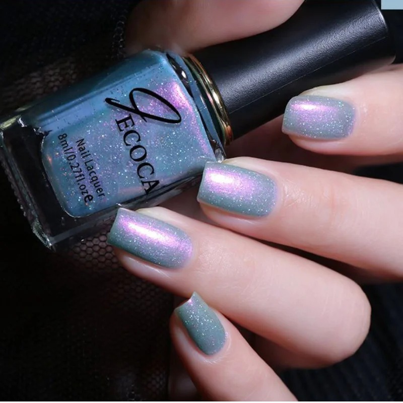 Verhéritage à ongles arc-en-ciel à paillettes laser, vernis à ongles laser, vernis à paillettes brillantes, stationnaire à base d'eau, outils d'art des ongles, N64.3-en-1