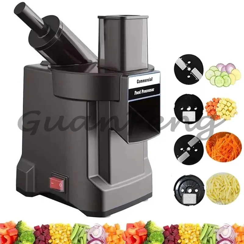 Kitchen Electric Vegetable Chopper Food Processor 220V Multifunctional Cutter for Carrot Potato Slice Shred Diced Processing