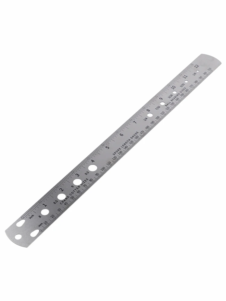 

Measurement Ruler Spoke Measuring Tape Accessories Bearing Bicycle Crank Cotter Parts Replacement Length Gauge