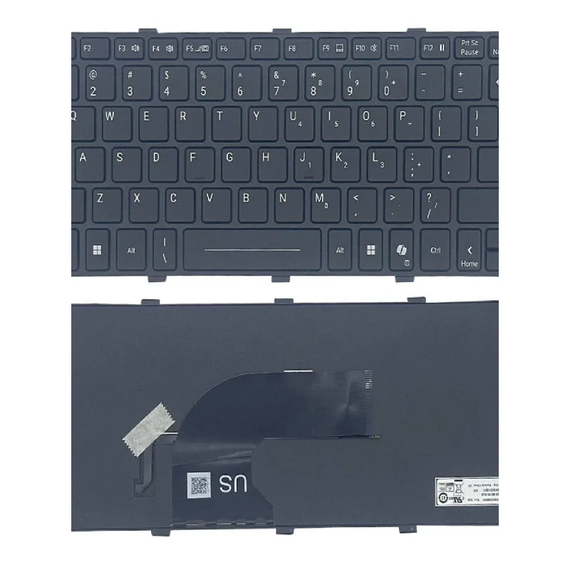 Sz+ For Getac Notebook Built-in Keyboard Black English Two Types Straight and Curved Ribbon Cables