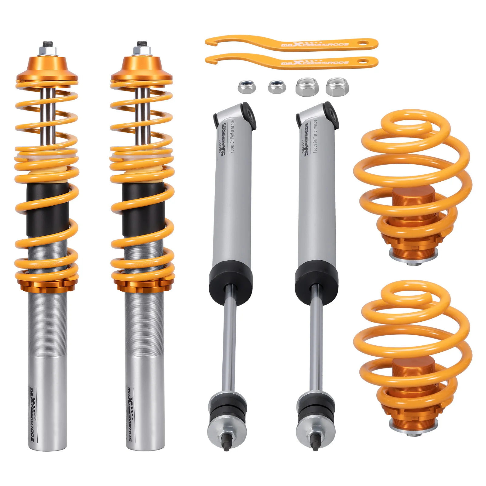 

MaXpeedingrods Coilover для RENAULT CLIO II 1998-2005 Регулируемая высота подвески стойки амортизатор пружинный комплект