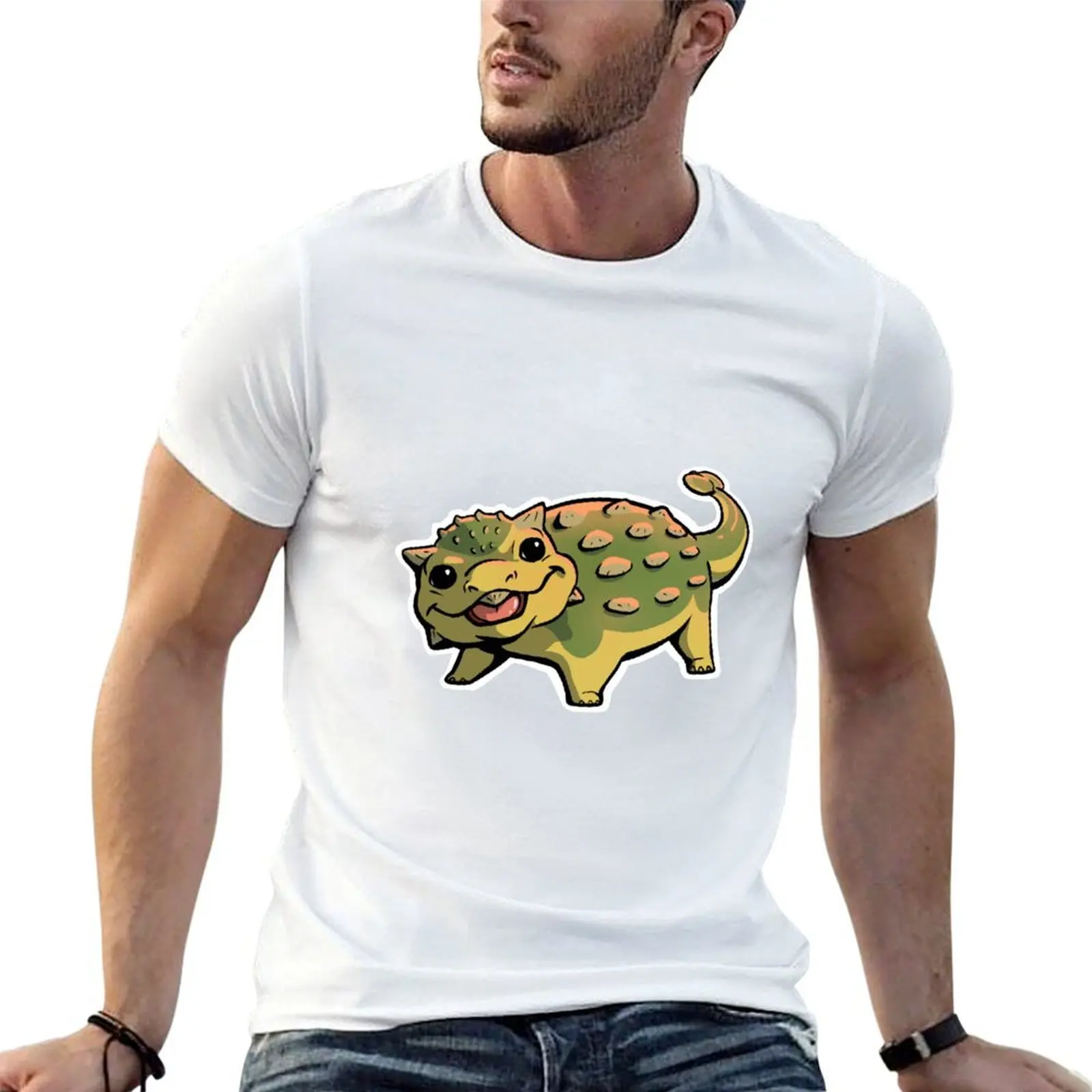 

Ankylosaurus T-Shirt man t shirts for men casual t shirts for man cotton funny T-Shirt