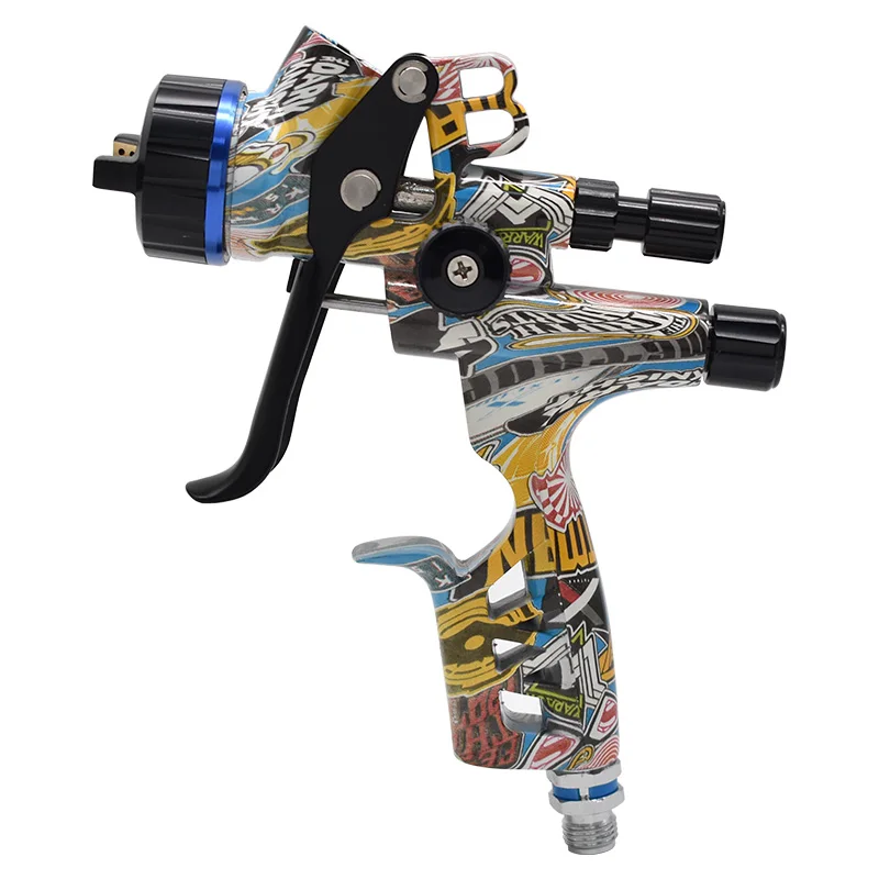 Professional HVLP 5800 Spray Gun 1.3mm Paint Gun Nozzle Patterned 600ml Cup touch-up Pneumatic Car Painting Gun