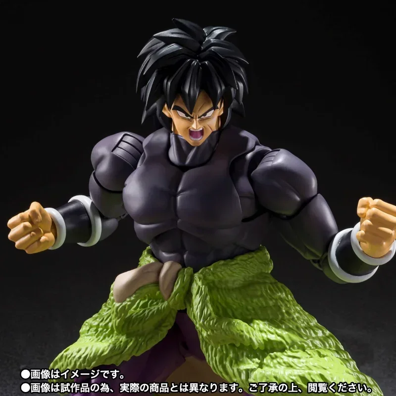 Bandai Original Dragon Ball Super Anime Figure SUPER HERO SHF Broli Action Figure Toys for Kids Gift Collectible Ornament Model