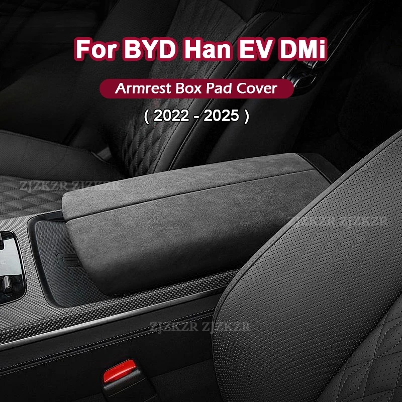 

Armrest Cover For BYD Han EV DMi 2022 2023 2024 2025 Auto Central Console Armrest Box Mat Protective Pad Interior Accessories