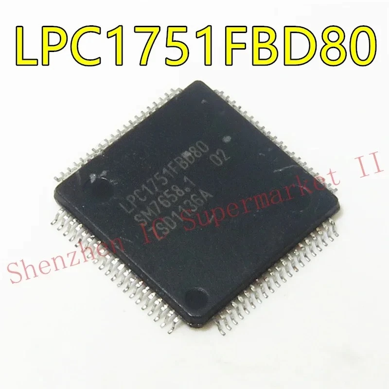 LPC1751 LPC1751FBD80 LQFP-80   32-bit ARM Cortex-M3 microcontroller;