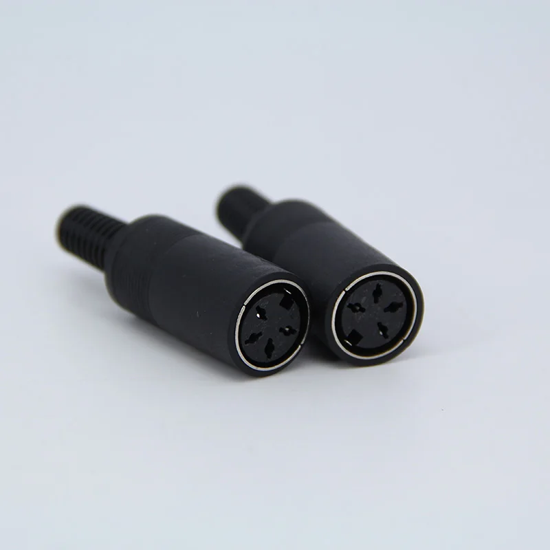 DIN 3pin 4pin 5pin 6pin 7pin 8 Pin Male Female Plug socket jack Solder Connector with Plastic Handle D Connectors P1