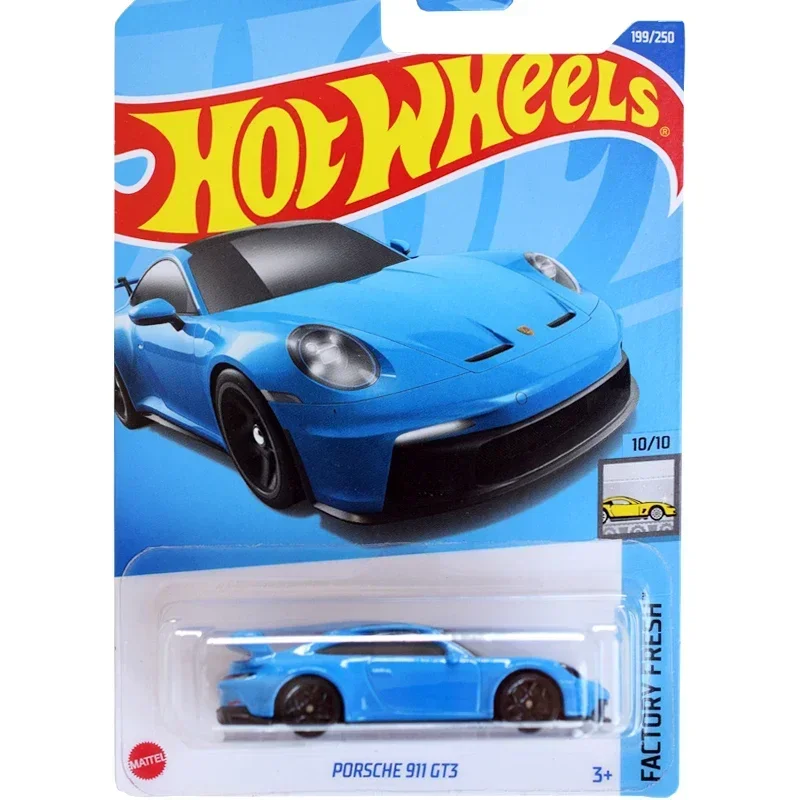 Original Hot Wheels Car Porsche 911 GT3 Diecast 1:64 Metal Voiture 199 Collection Vehicle Kids Toys for Boys Adult Birthday Gift