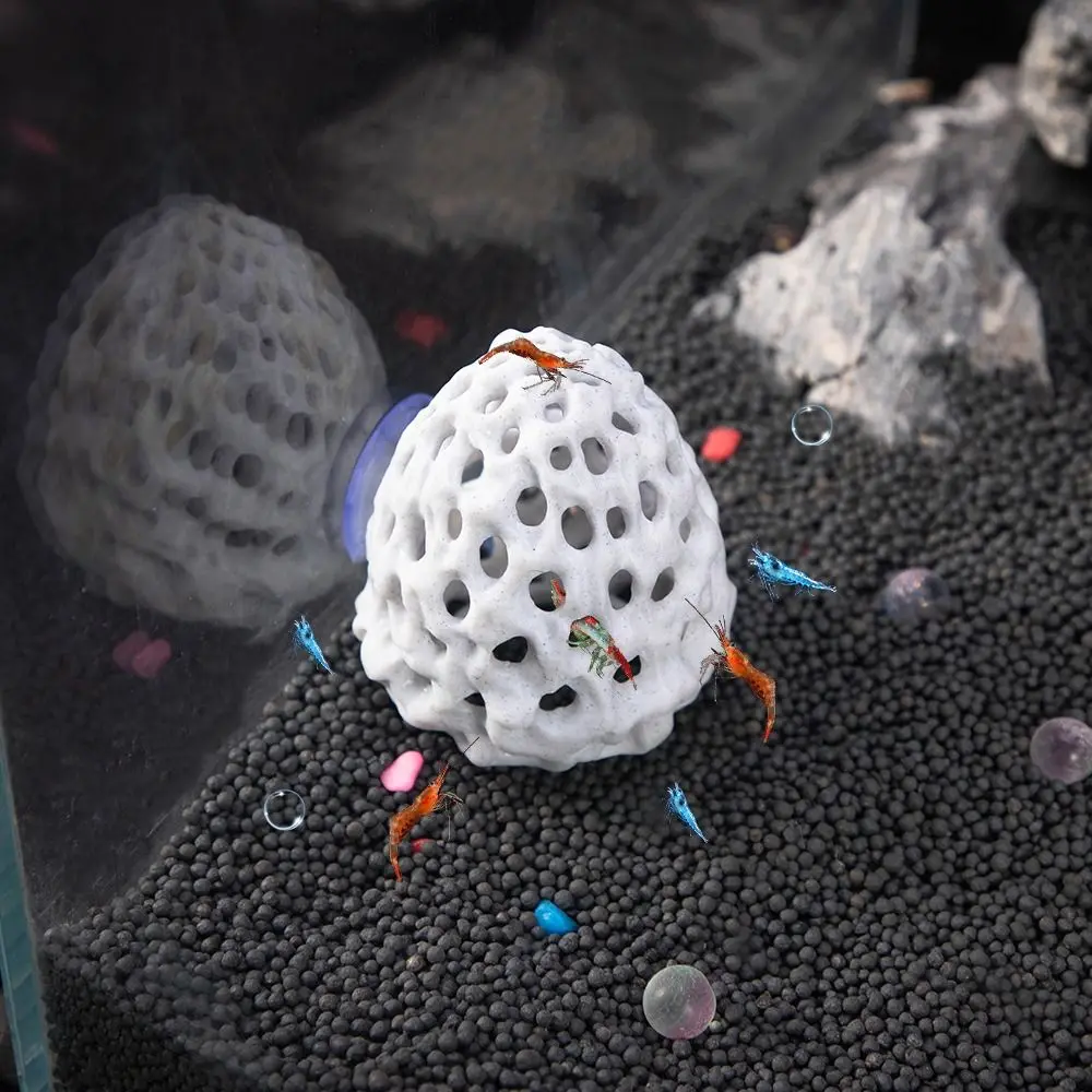 

Creative 3D Print Shrimp House Avoidance Nest Plastic Sturdy Betta Aquarium Cave Shrimp Shelter Fish Hiding Spots For Fish Tank