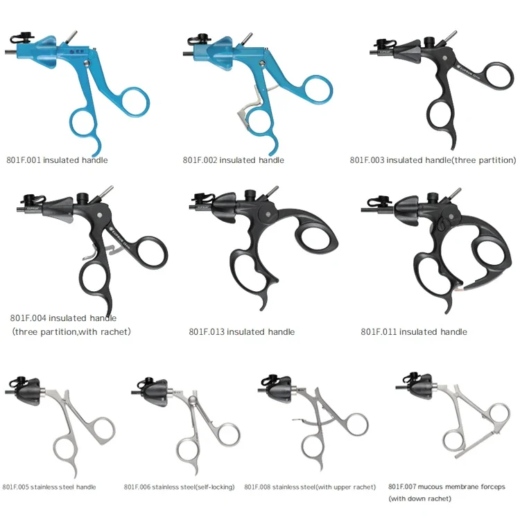 Euprun 5mm Reusable Laparoscopic Instruments Surgery Endo(Lap) Clinch Fenestrated Grasper