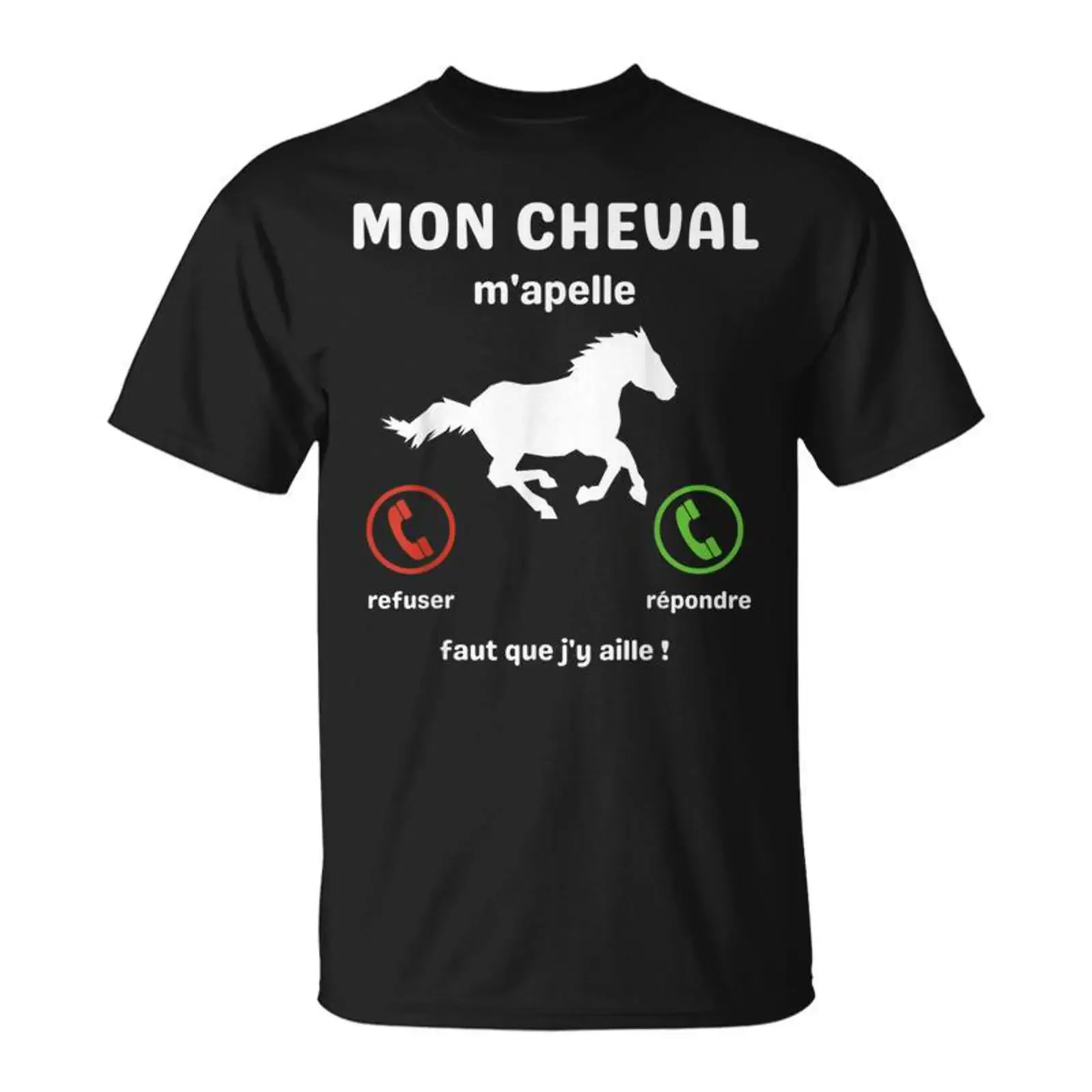 T-shirt Drole Cheval Equitation Pour Les Filles Qui Aiment les Cheveux, Cadeau Vintage Lavé Streetwear Élégant Décontracté