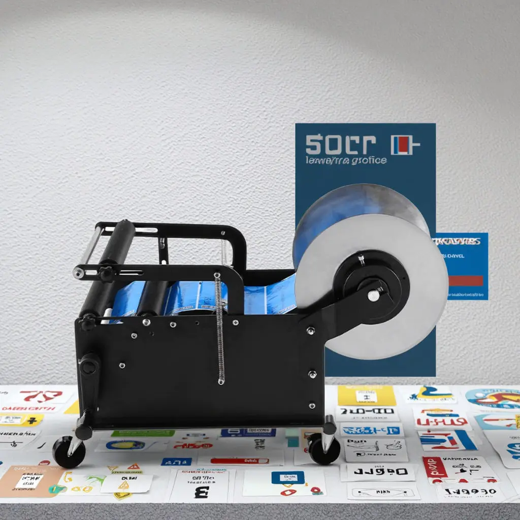 

MT-30 Labeling machine Round bottle labeling machine desktop manual labeling machine Self-adhesive glass bottle plastic bottle