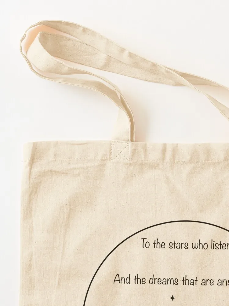 إلى النجوم التي تستمعون والأحلام التي تمت الإجابة عليها Night Court Insignia Tote Bag حقيبة نسائية حقيبة تسوق نسائية #3