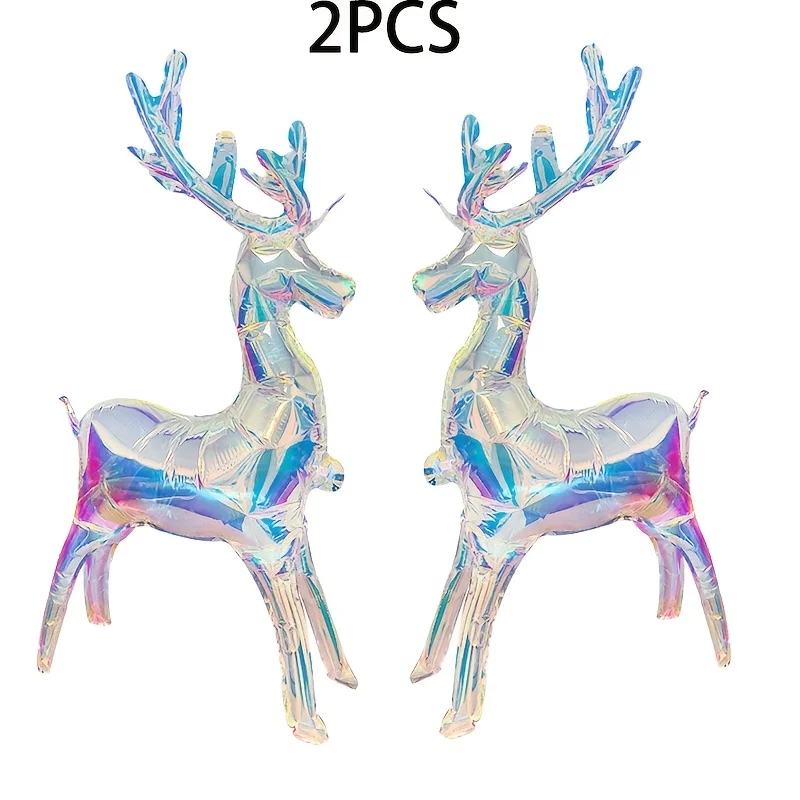 Traumhafte und Wunderschöne Farbige Hirsch-Aluminiumballons Eignen Sich als Dekoration für Weihnachts- und Geburtstagsfeiern – Detail 6