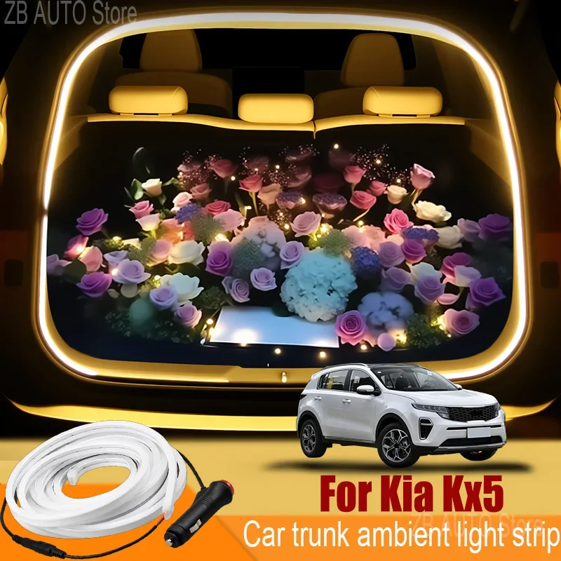 

For kia kx5 Automobile trunk ambient light automatic sensing car interior lighting with accessories