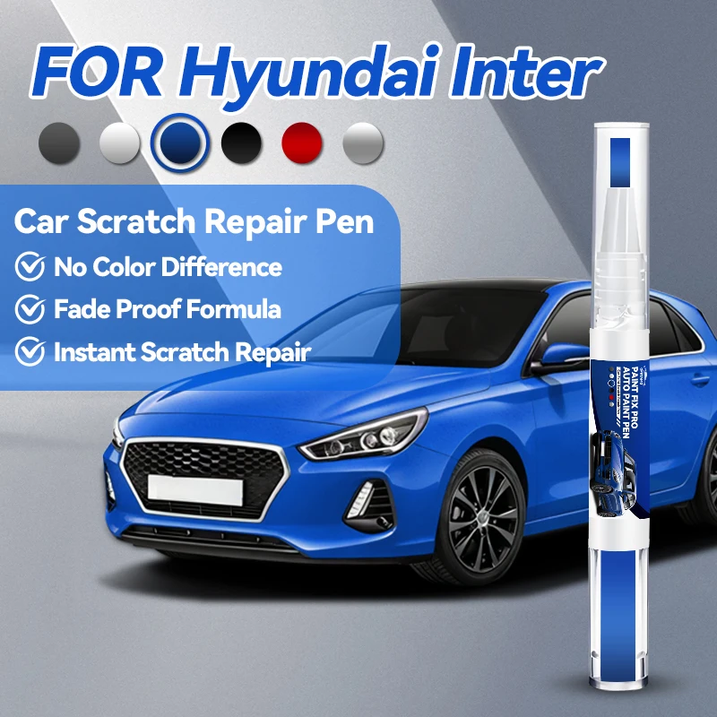 

Specialized Automobiles For Hyundai Inter Paint Repair Pen Touch Up Scratch Remover DIY Auto Accessories Black White Blue Gray R