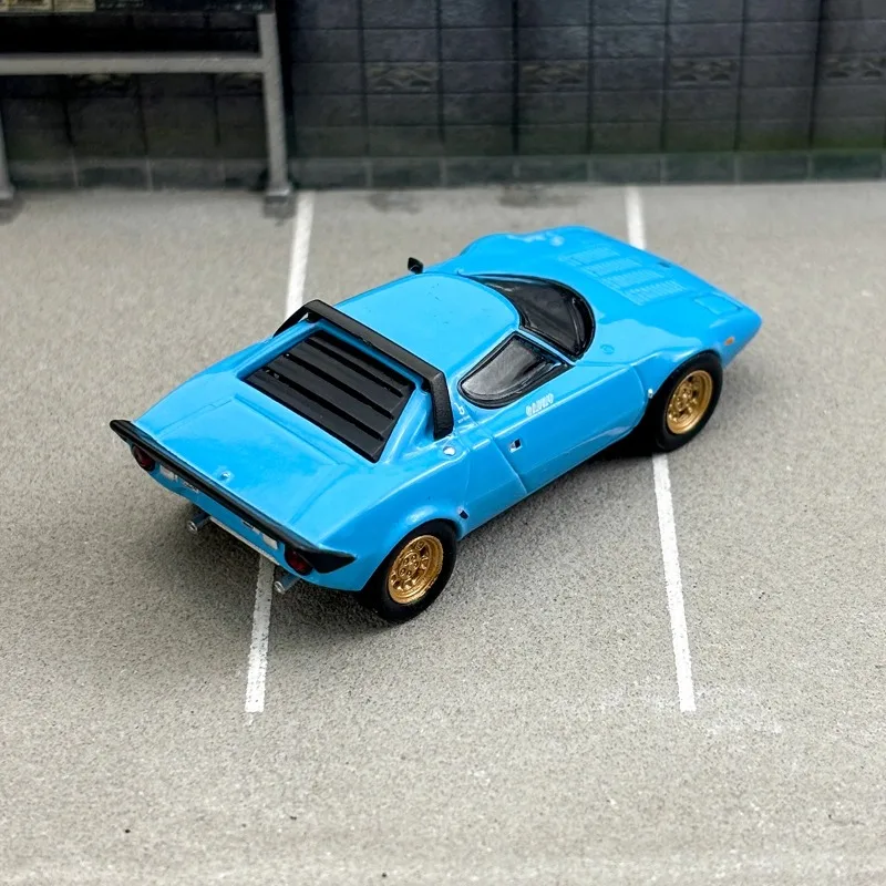 Литой металлический игрушечный станок в масштабе 1/64, Lancia Stratos HF