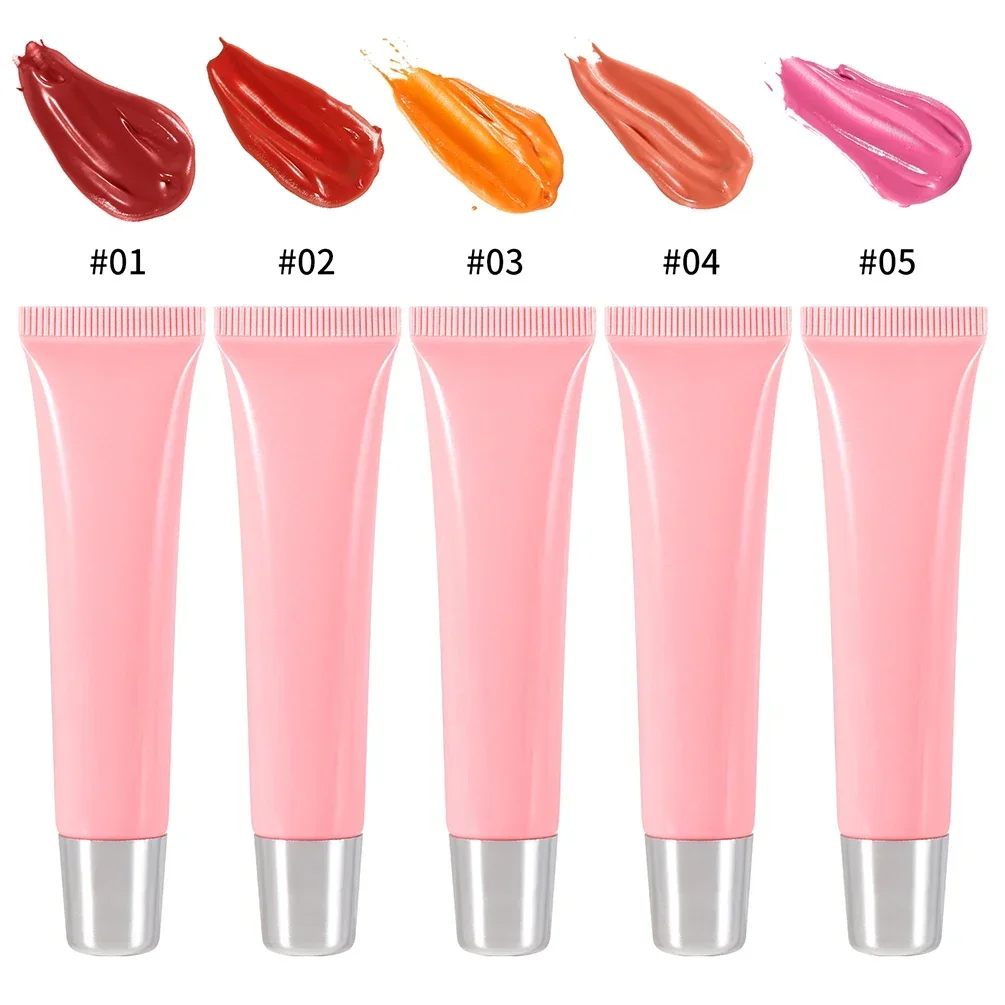 5-Farben Private Label Liquid Blush benutzer definierte 15g Pigment wasserdicht natürliche schweiß feste Pfirsich rosa schönes Gesicht mehrfarbiges Make-up