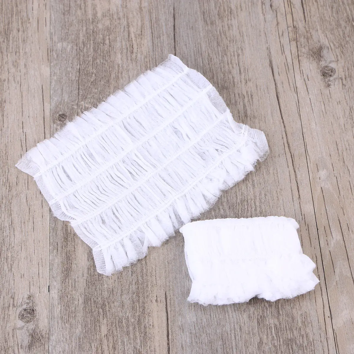 

200 шт. широких эластичных нетканых повязок для волос, одноразовые, мягкие, удобные, для спа-процедур, ухода за кожей, макияжа