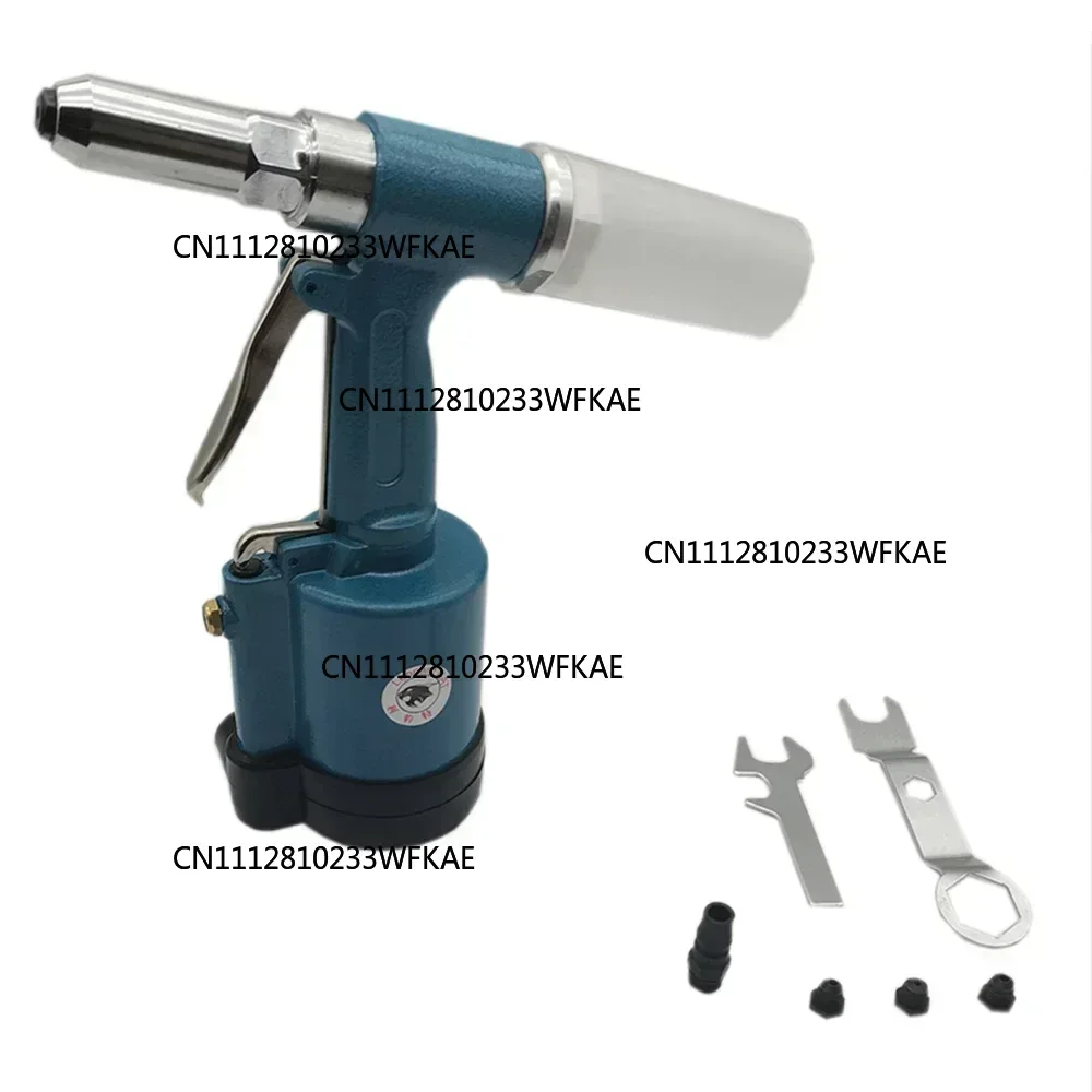 Pneumatic Air Hydraulic Pop Rivet Gun Heavy Duty Air Riveter Half Steel Aluminum Nail 2.4-4.8MM Rivet Tool