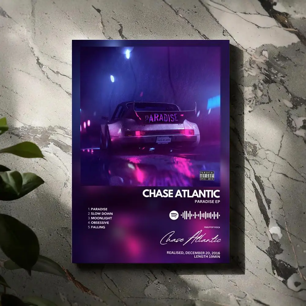 

Paradise Chase Atlantic Poster Prints Canvas Painting Wall Art Picture Living Room Home Decor Tracklist Music Album Cover