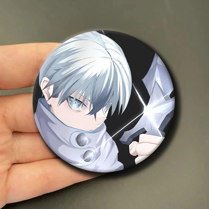 58mm New Anime Ragna Crimson Rebecca Pins,Round Cartoon Badge,Tinplate Brooches,Breastpin