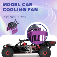 B05B-Motor Heatsink Cover Cooling Fan For Wltoys 144001 124019 124018 124016 104001 RC Car 540 550 3650 Motor Heat Sink