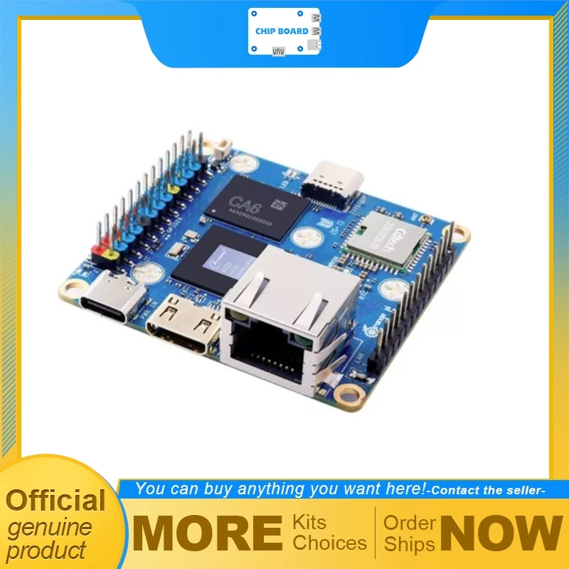 Orange Pi Zero 4 Allwinner A733 Octa Core SBC, Gigabit Ethernet, WiFi Bluetooth Dev Board