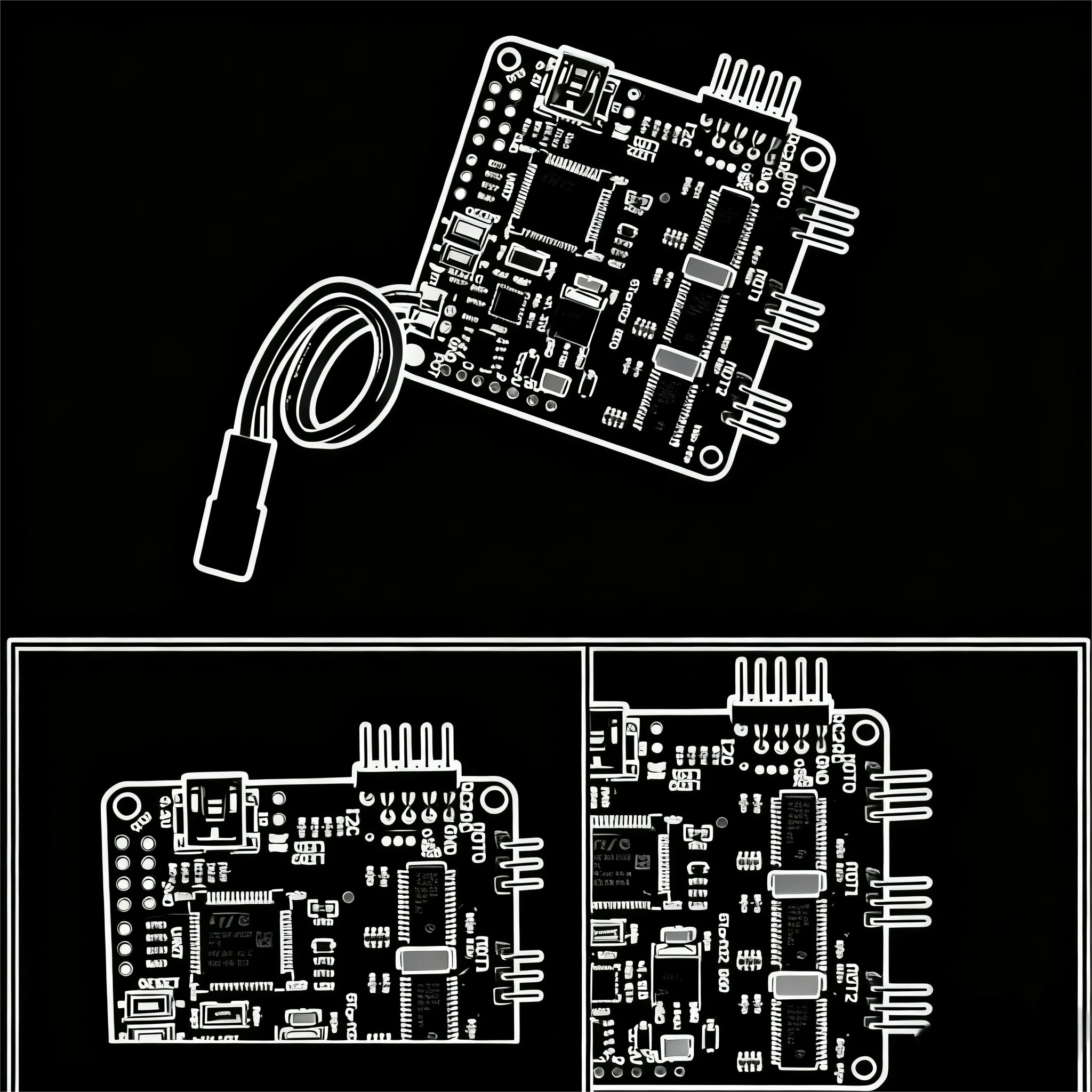 

HanNiu Storm32 BGC 32-битный 3-осевой бесщеточный контроллер карданного подвеса V1.32 DRV8313 Драйвер двигателя для модели радиоуправляемого дрона