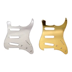 Mirror Guitar Pickguard 11 Holes ST SSS Guitar Scratch Plate With 11Pcs Pickguard Screws For FD ST Guitar Accessories