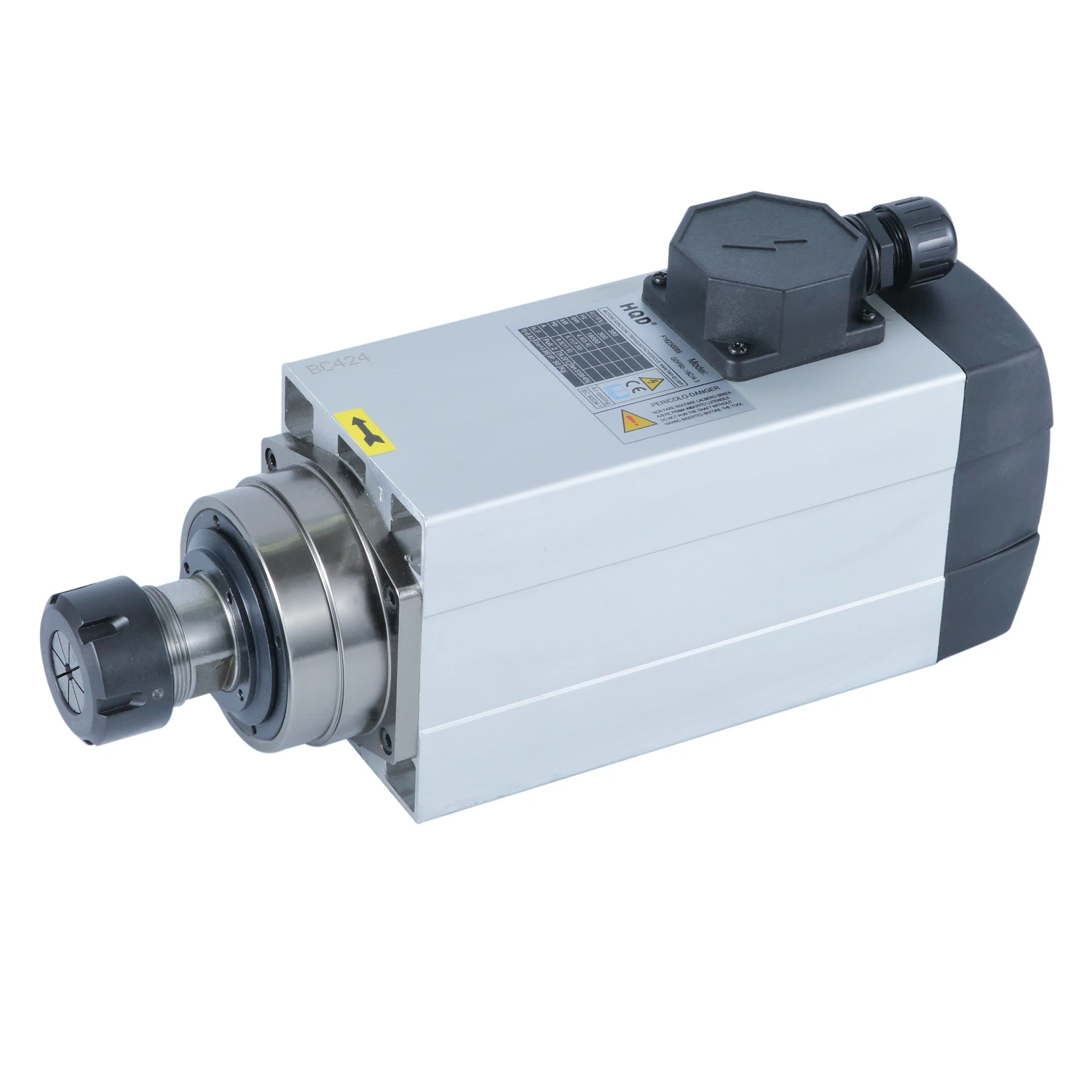 HQD GDF60-18Z/4.5 4.5 Kw Spindle Motor ER32 Air Cooling 380v 300hz 4.5kw Spindle For Cnc Machine