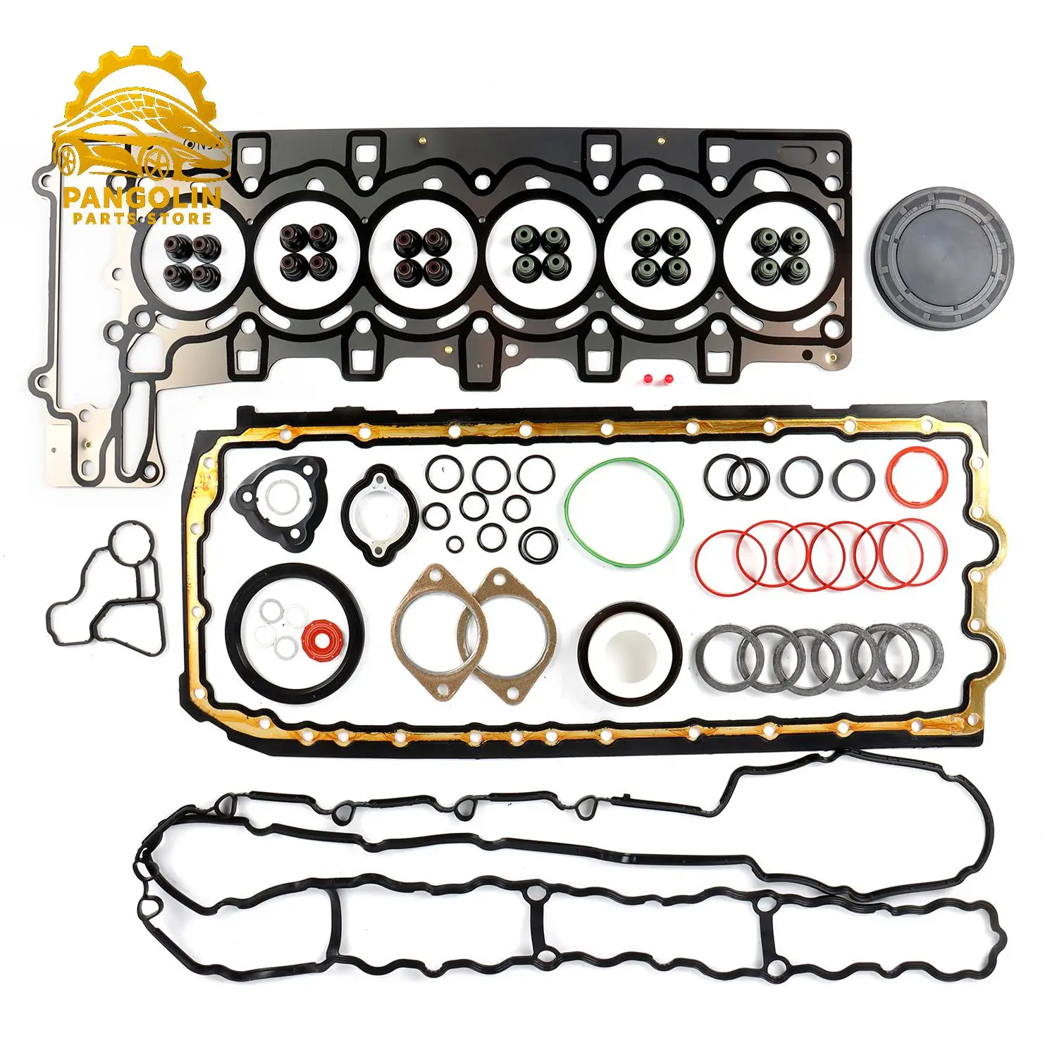 

Engine Overhaul Gasket Kit For BMW 335i 135i E60 E90 E92 E89 E71 N54 3.0L Turbo High Quality Seals Complete Replacement Set